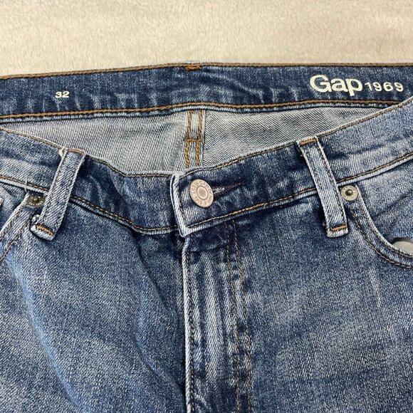 GAP Distressed Mid-Rise Skinny Jeans Size 32 Tall - Picture 11 of 16